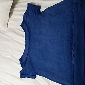Maurices blue short sleeved sweatshirt